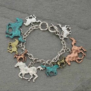Horse Toggle Bracelet